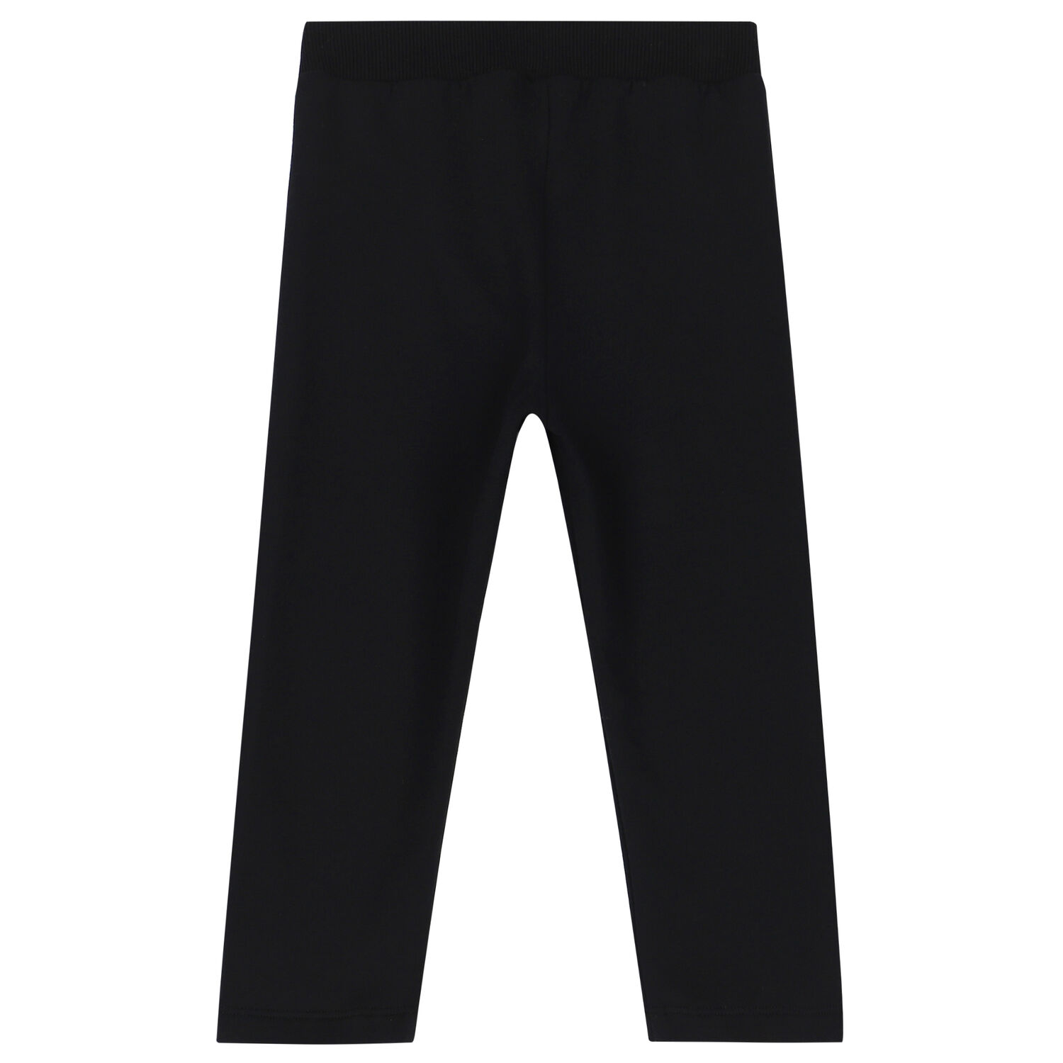 Younger Girls Black Teddy Logo Leggings, 1, hi-res