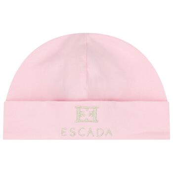 Baby Girls Pink Logo Hat