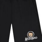 Boys Black Logo Shorts, 1, hi-res
