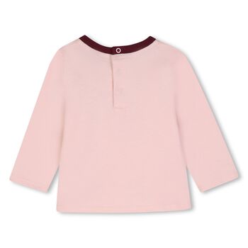 Younger Girls Mini Me Pink Long Sleeve Top