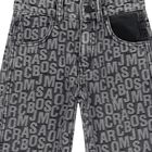 Boys Black Logo Denim Jeans, 1, hi-res