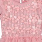 Baby Girls Pink Embellished Tutu Dress Set, 1, hi-res