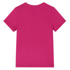 Girls Pink Logo T-Shirt, 1, hi-res