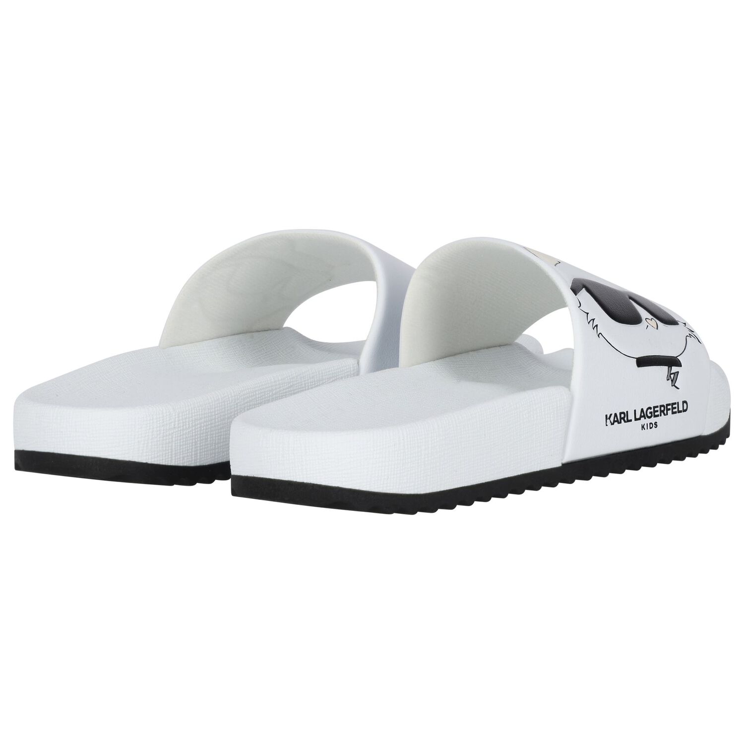 Girls White Choupette Sliders, 1, hi-res image number null