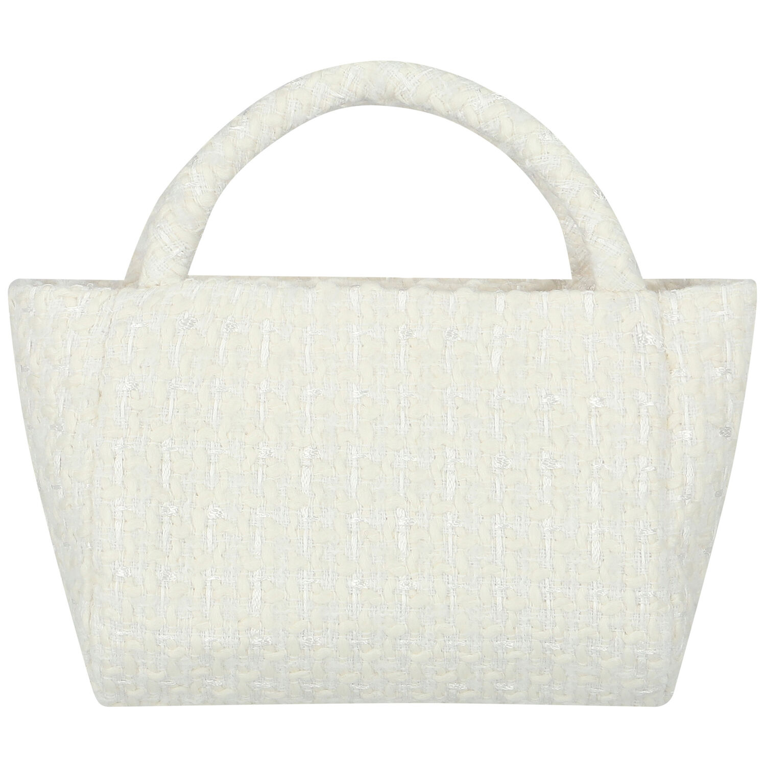 Girls Ivory & Black Bow Bag, 1, hi-res