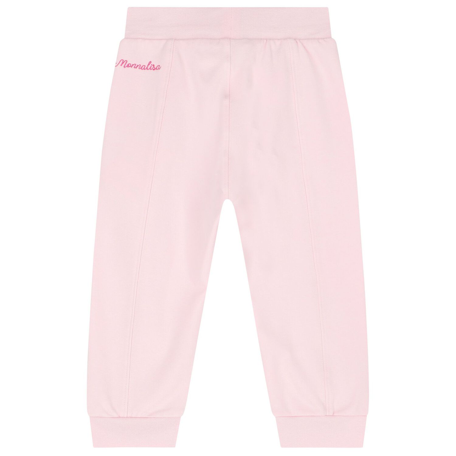 Younger Girls Pink Ruffle Joggers, 1, hi-res image number null