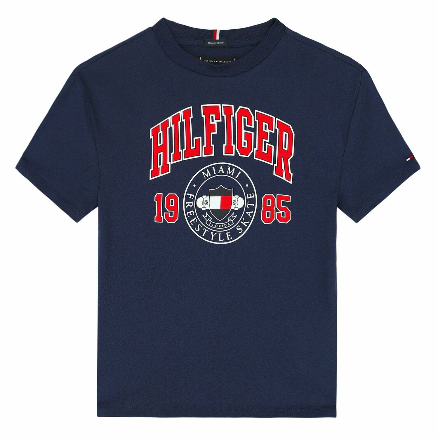 Boys Navy Blue Logo T-Shirt, 1, hi-res image number null