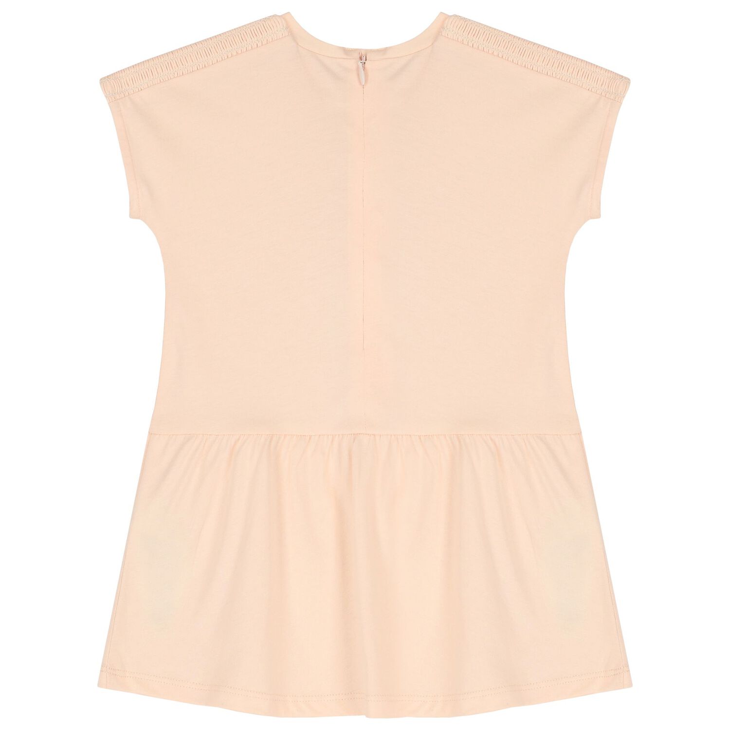 Younger Girls Pink Logo Dress, 1, hi-res