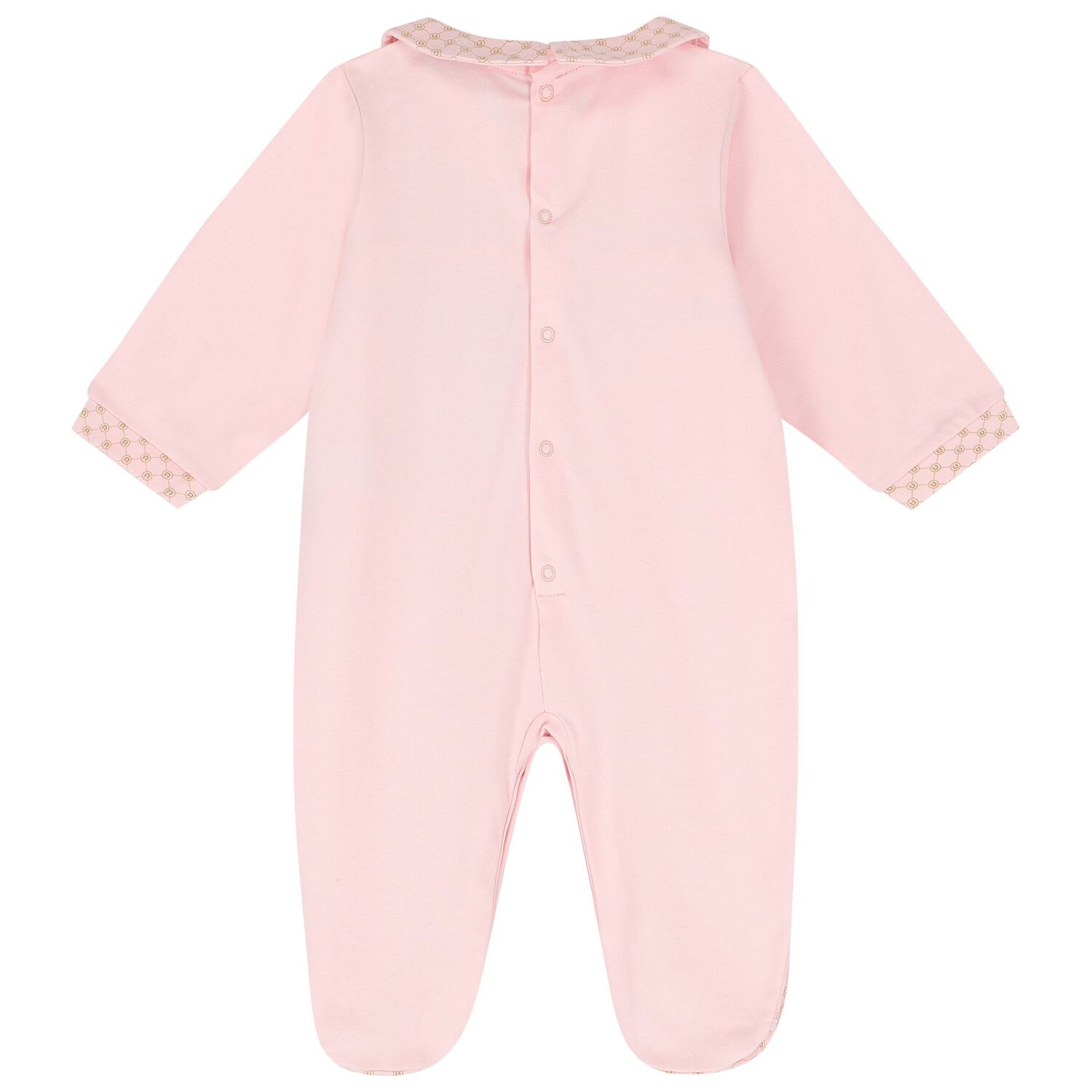 Baby Girls Pink Logo Babygrow, 3, hi-res