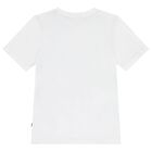 Boys White Logo T-Shirt, 1, hi-res
