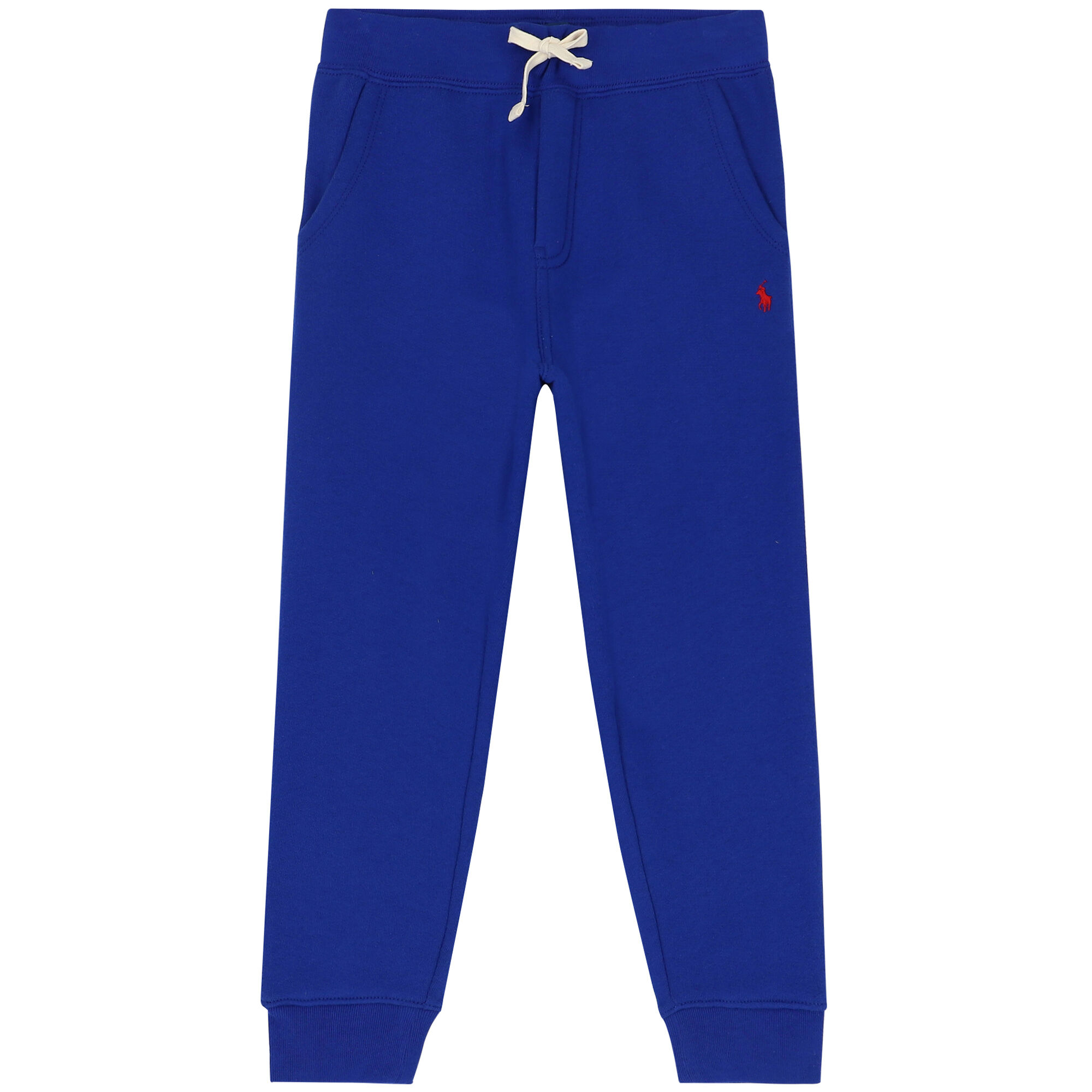 Ralph Lauren Boys Blue Logo Joggers Junior Couture UK