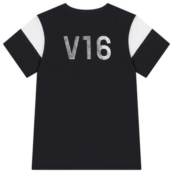 Boys Black Logo T-Shirt