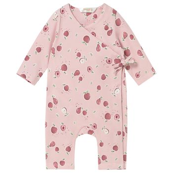 Baby Girls Pink Apples Romper