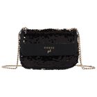 Girls Black & Gold Sequins Bag&nbsp;, 1, hi-res