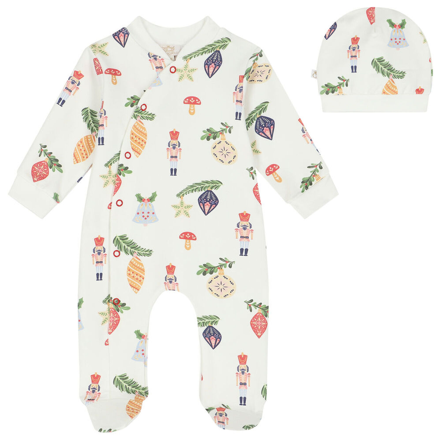 Ivory Nutcracker Babygrow Set, 1, hi-res