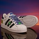 White & Black SUPERSTAR II Trainers, 1, hi-res