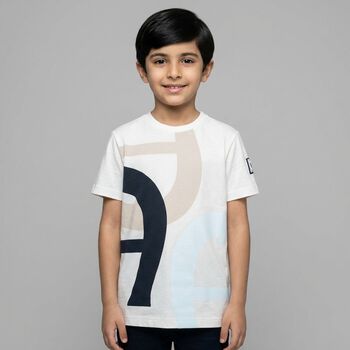 Boys White Logo T-Shirt