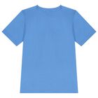 Boys Blue Logo T-Shirt, 4, hi-res