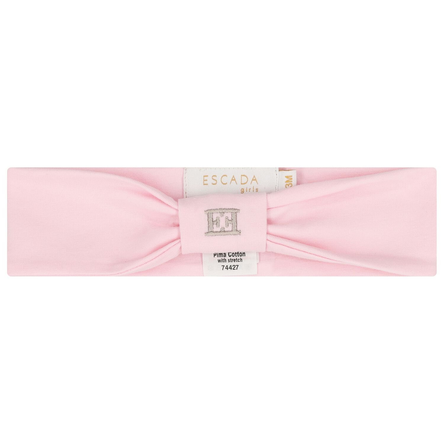 Baby Girls Pink Logo Headband, 2, hi-res