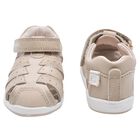 Younger Boys Beige Sandals , 2, hi-res