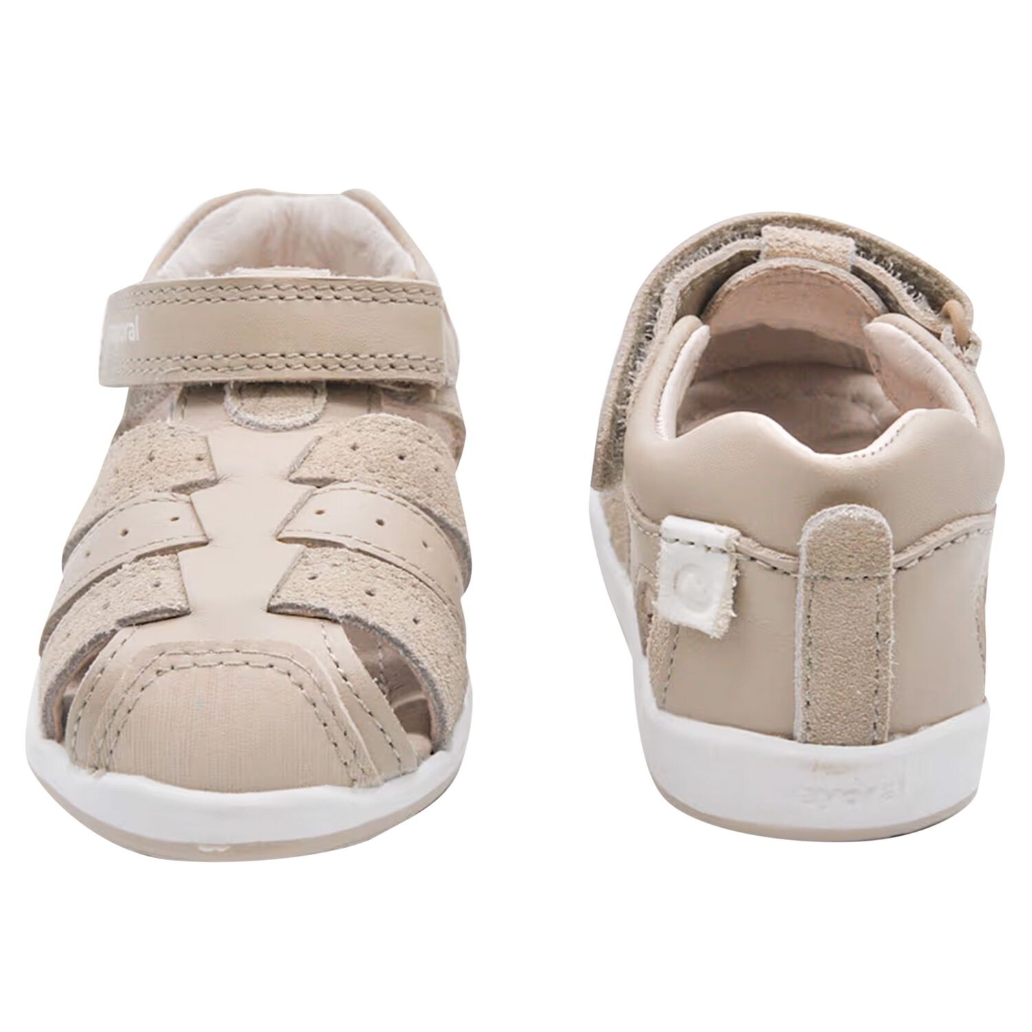 Younger Boys Beige Sandals , 2, hi-res
