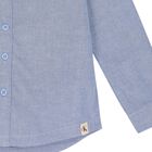 Boys Blue Logo Shirt, 1, hi-res