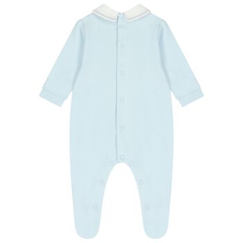 Baby Boys Blue Babygrow
