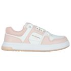 Girls Pink & White Logo Trainers, 1, hi-res