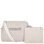 Beige Logo Canvas Changing Bag, 1, hi-res