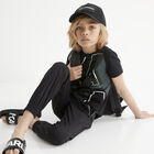 Boys Black Logo Sliders, 1, hi-res