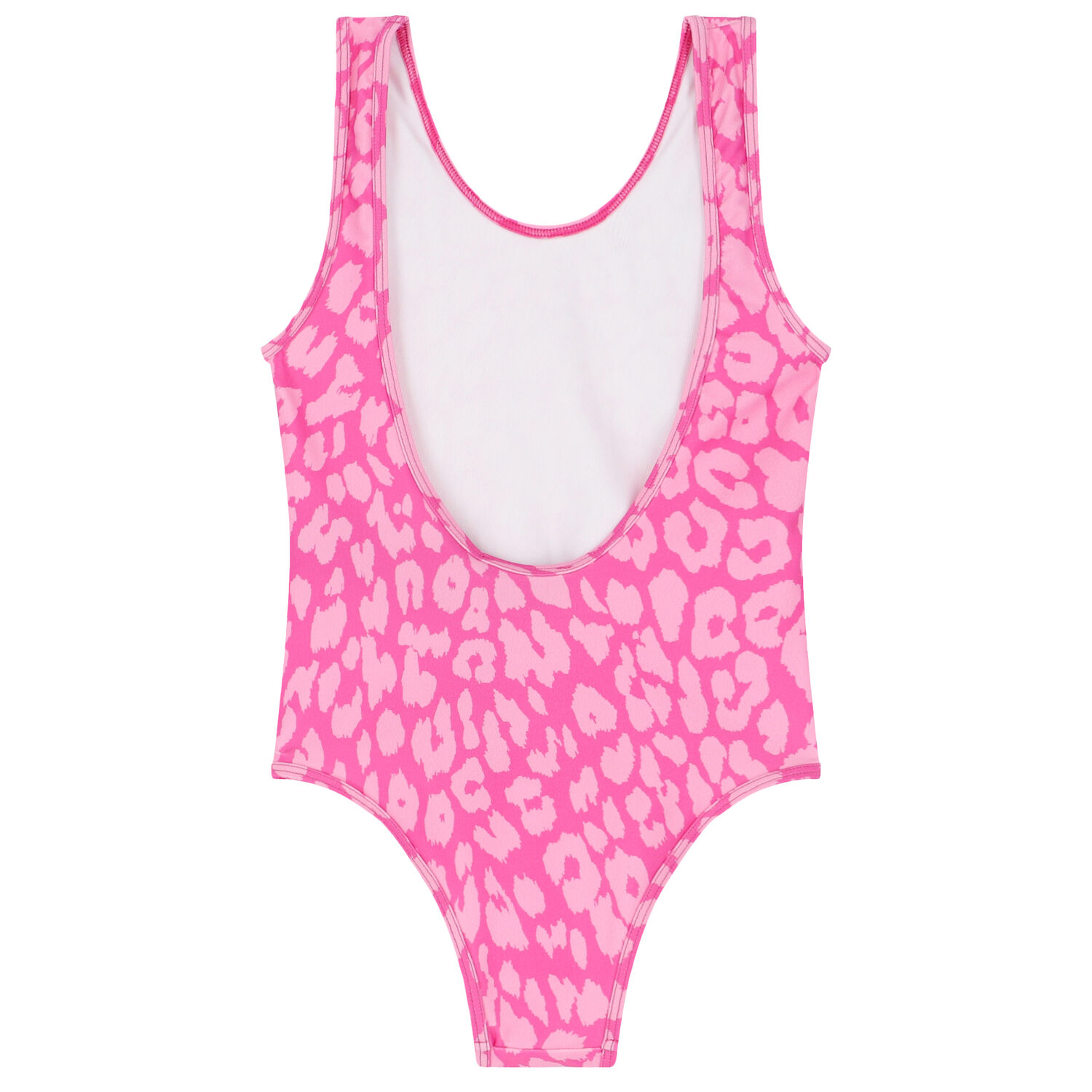Girls Pink Logo Swimsuit, 1, hi-res