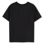 Girls Black Logo Milano Jersey 3-in-1 Dress, 1, hi-res