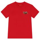 Boys Red Logo T-Shirt, 1, hi-res