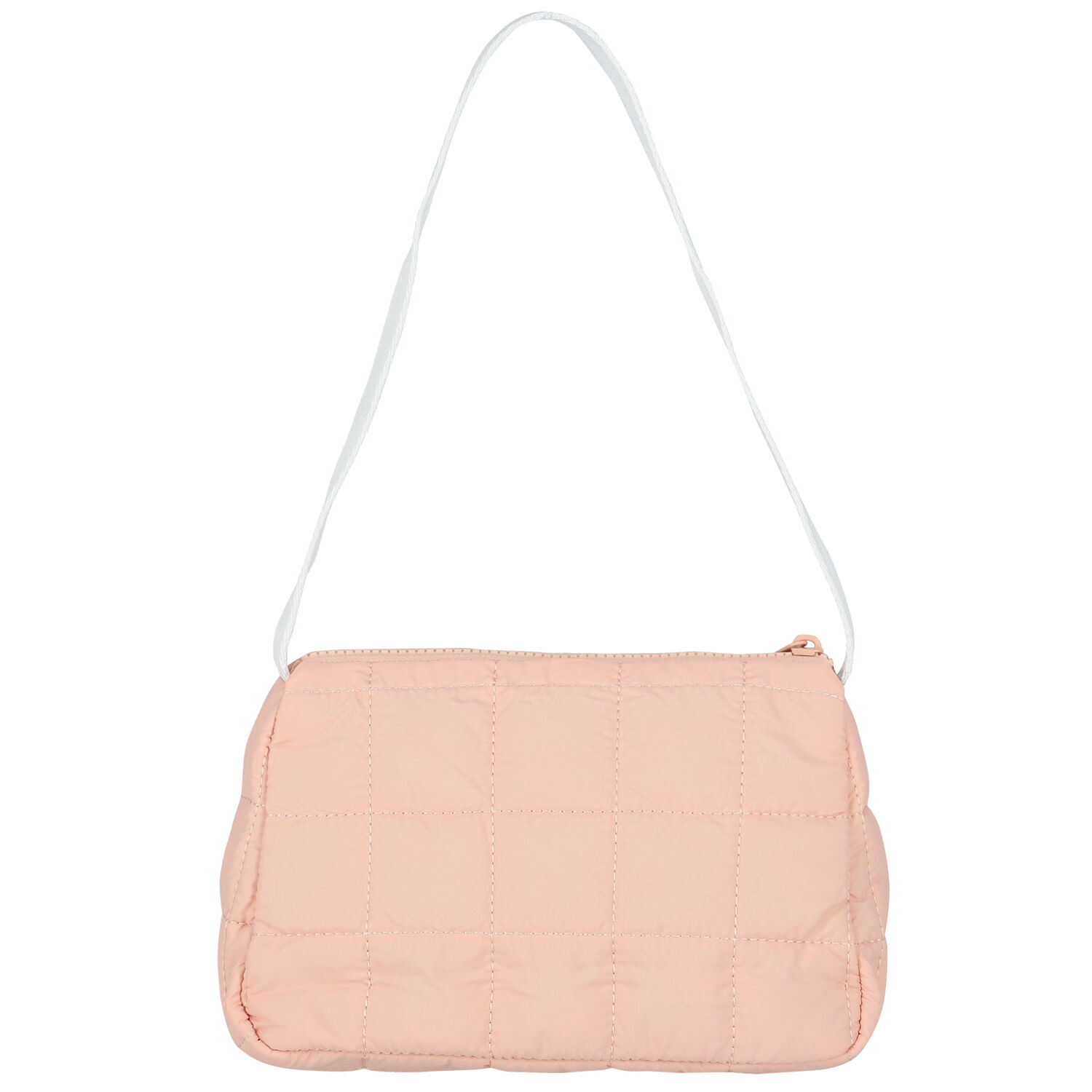 Girls Pink Logo Quilted Bag, 1, hi-res