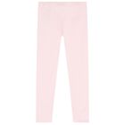 Girls White & Pink Heart Leggings Set, 1, hi-res