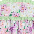 Girls Purple & Green Floral Dress, 1, hi-res