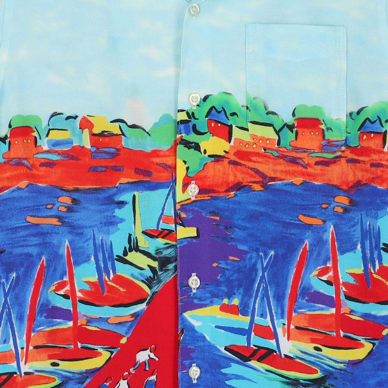 Boys Blue Logo Shirt, 1, hi-res image number null