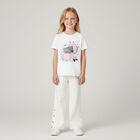 Girls White Bag T-Shirt, 1, hi-res