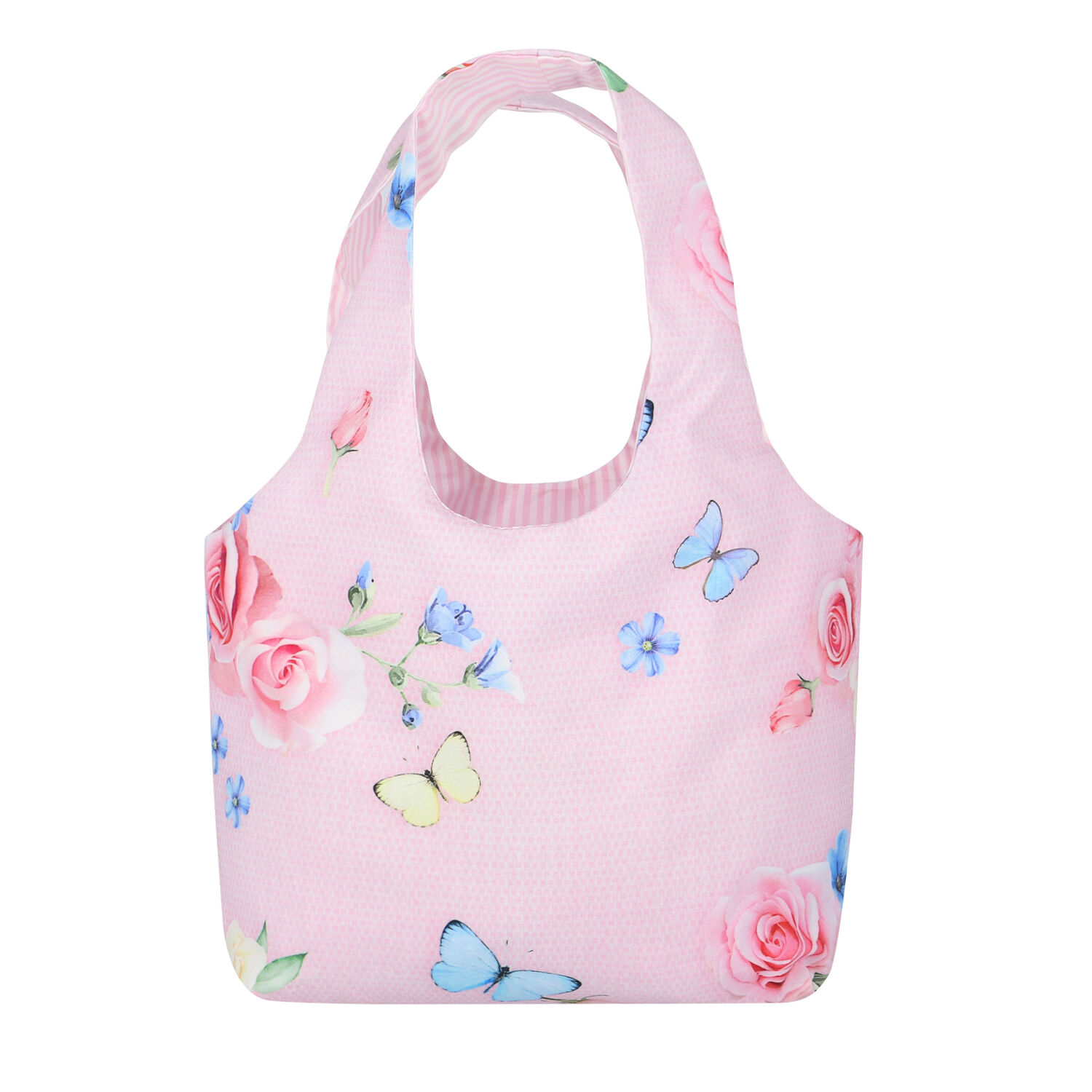 Girls Pink Floral Bag, 4, hi-res