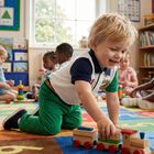 Baby Boys White & Green Logo Trousers Set, 1, hi-res