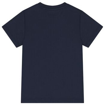 Boys Navy Blue Harry Logo T-Shirt 