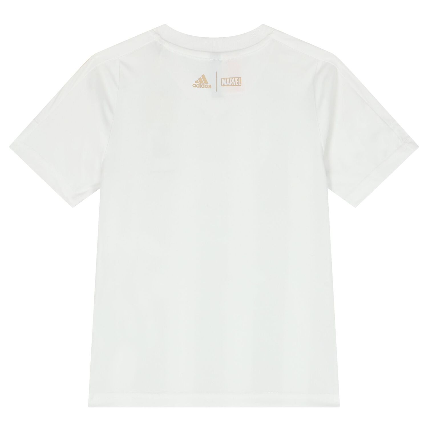 White & Black Marvel Logo Shorts Set, 1, hi-res