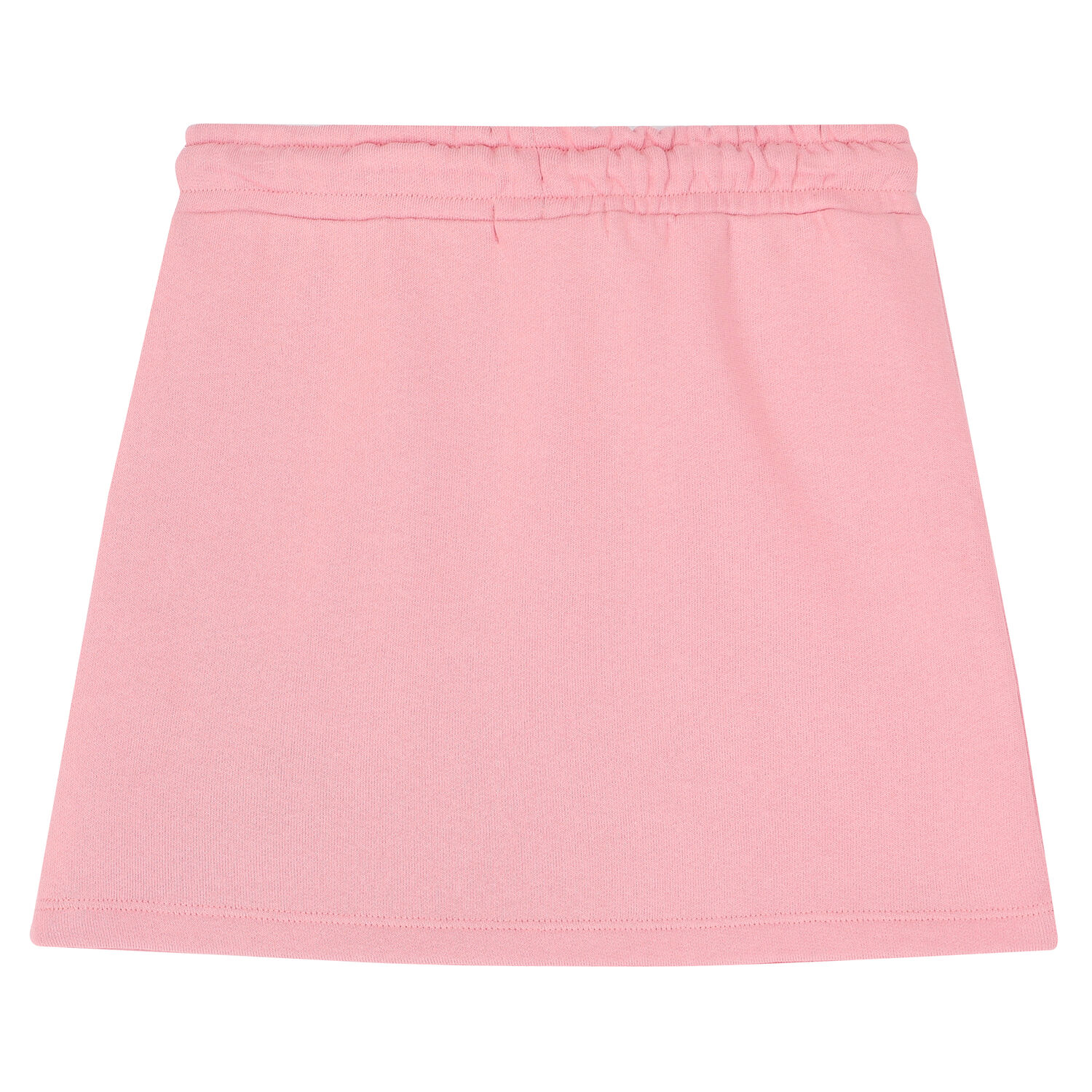Girls Pink Embroidered Logo Skirt, 1, hi-res