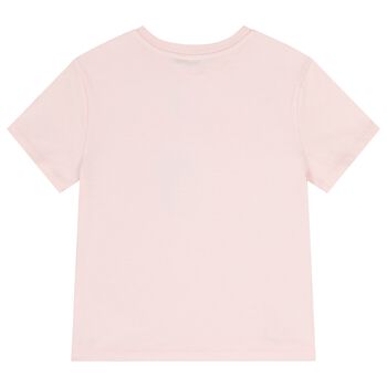 Girls Pink Logo T-Shirt 