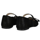 Girls Black Embellished Bow Shoes, 1, hi-res