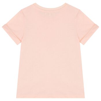 Girls Pink Logo T-Shirt