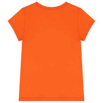 Boys Orange Polo Bear T-Shirt