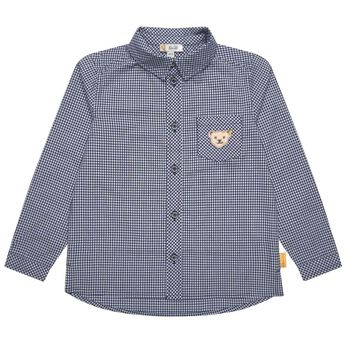Younger Boys Navy Blue Teddy Shirt