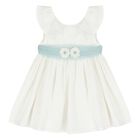 Younger Girls White Tulle Dress, 1, hi-res