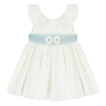 Younger Girls White Tulle Dress